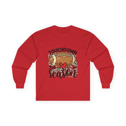 Touchdown Season Long Sleeve Tee | Unisex Football Shirt | Game Day Apparel | Fall Sportswear | Football Lover Gift | Cozy and Stylish