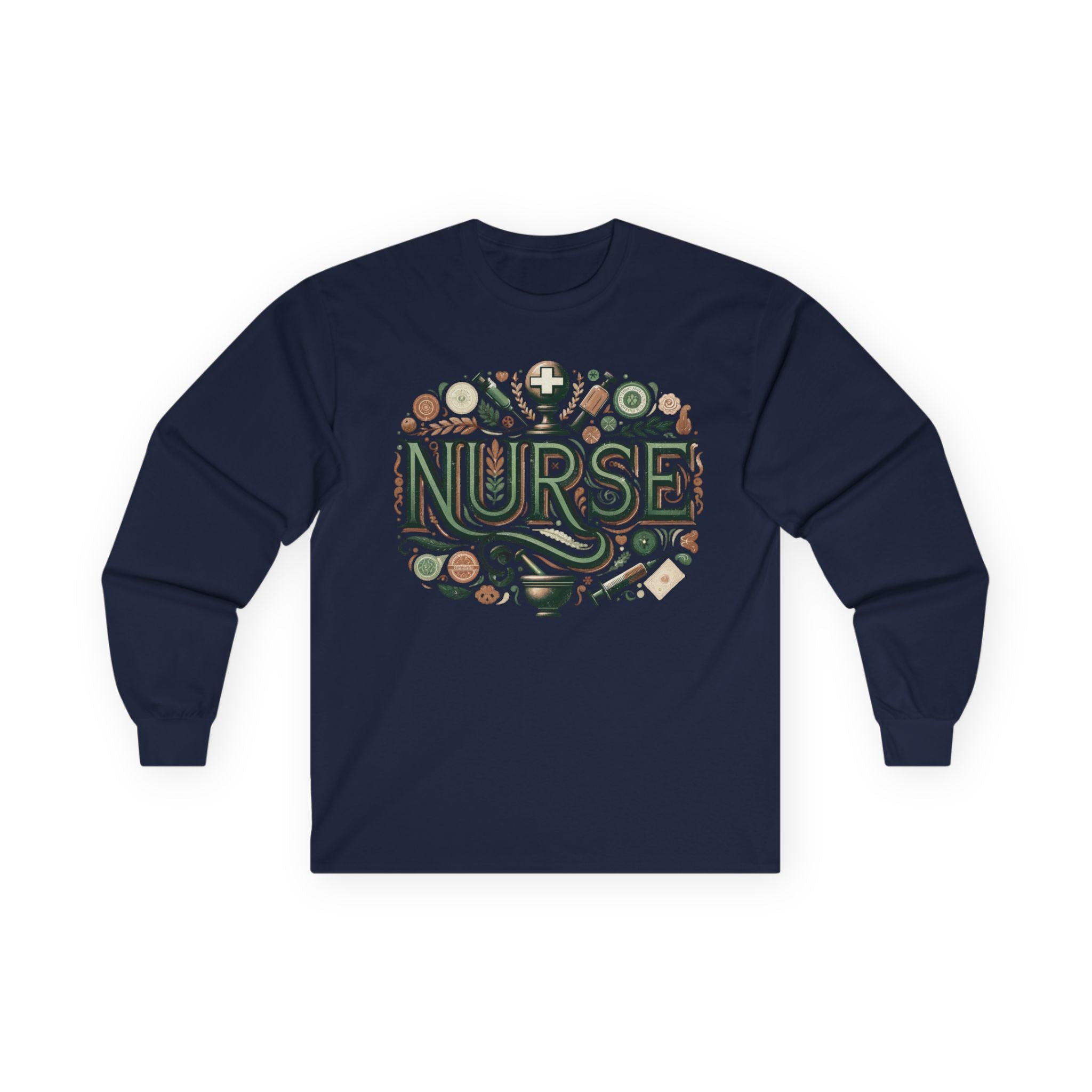 Nurse Appreciation Long Sleeve Tee, Gift for Healthcare Workers, Medical Professional Shirt, Fall Fashion, Comfortable & Stylish Tee