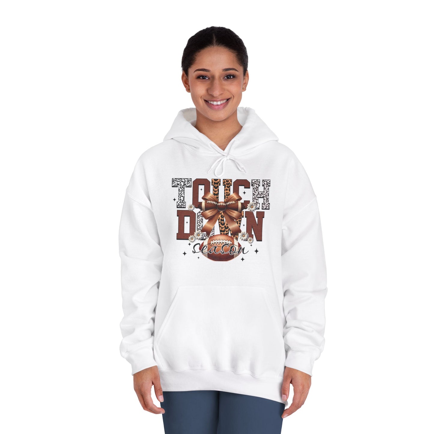 Touch Down Football Sweatshirt, Unisex Hoodie for Sports Fans, Perfect for Game Days, Casual Wear, Holiday Gifts
