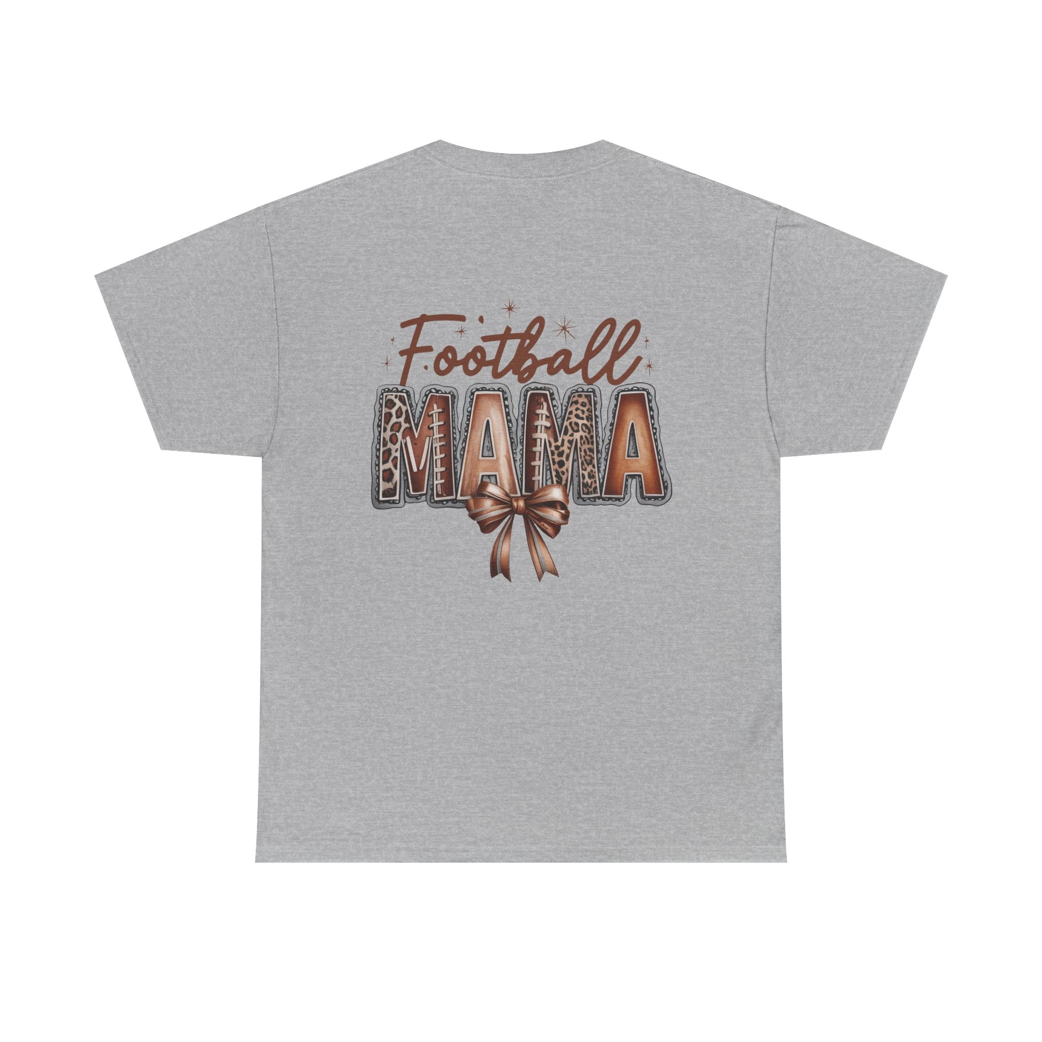 Football Mama Unisex Heavy Cotton Tee, Perfect Gift for Sports Moms, Game Day Attire, Comfortable Casual Wear