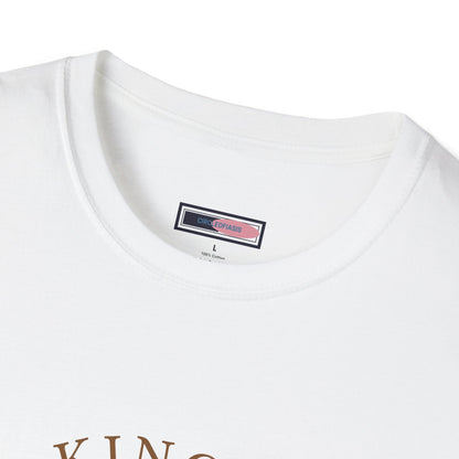 Son of A King Unisex Softstyle T-Shirt with Crown Design, Christian Apparel, Faith-Based Gift, Inspirational Tee, Spiritual Wear