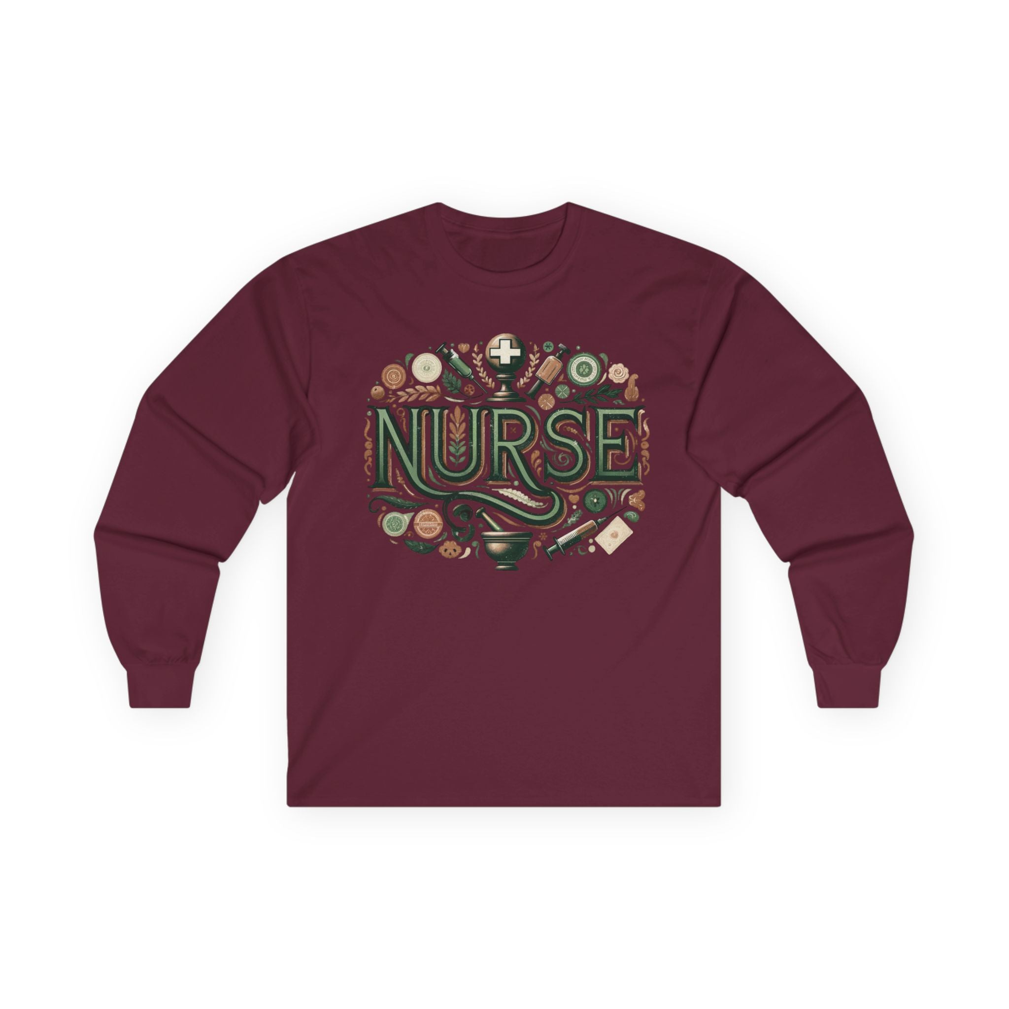 Nurse Appreciation Long Sleeve Tee, Gift for Healthcare Workers, Medical Professional Shirt, Fall Fashion, Comfortable & Stylish Tee