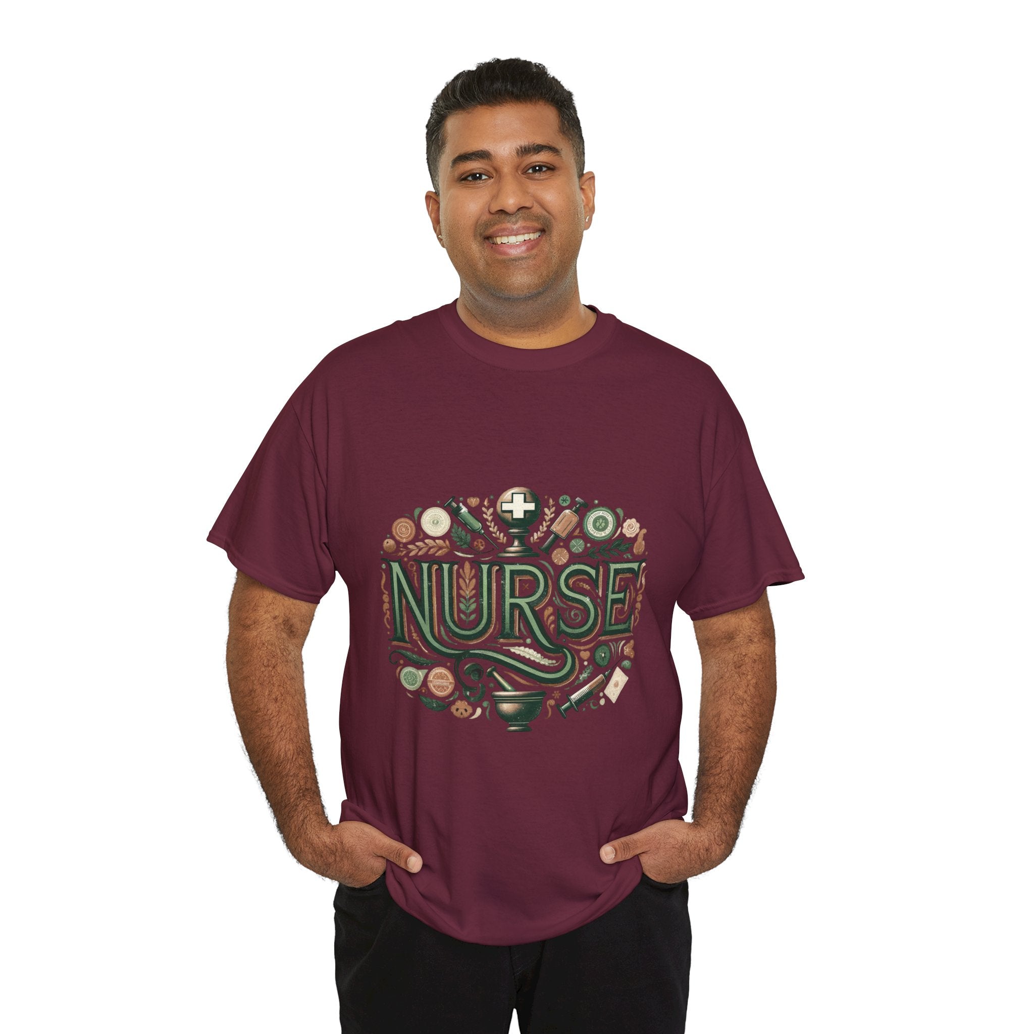 Nurse Appreciation Unisex Heavy Cotton Tee, Thinking of You Gift, Healthcare Worker Shirt, Casual Wear, Nursing Student Gift