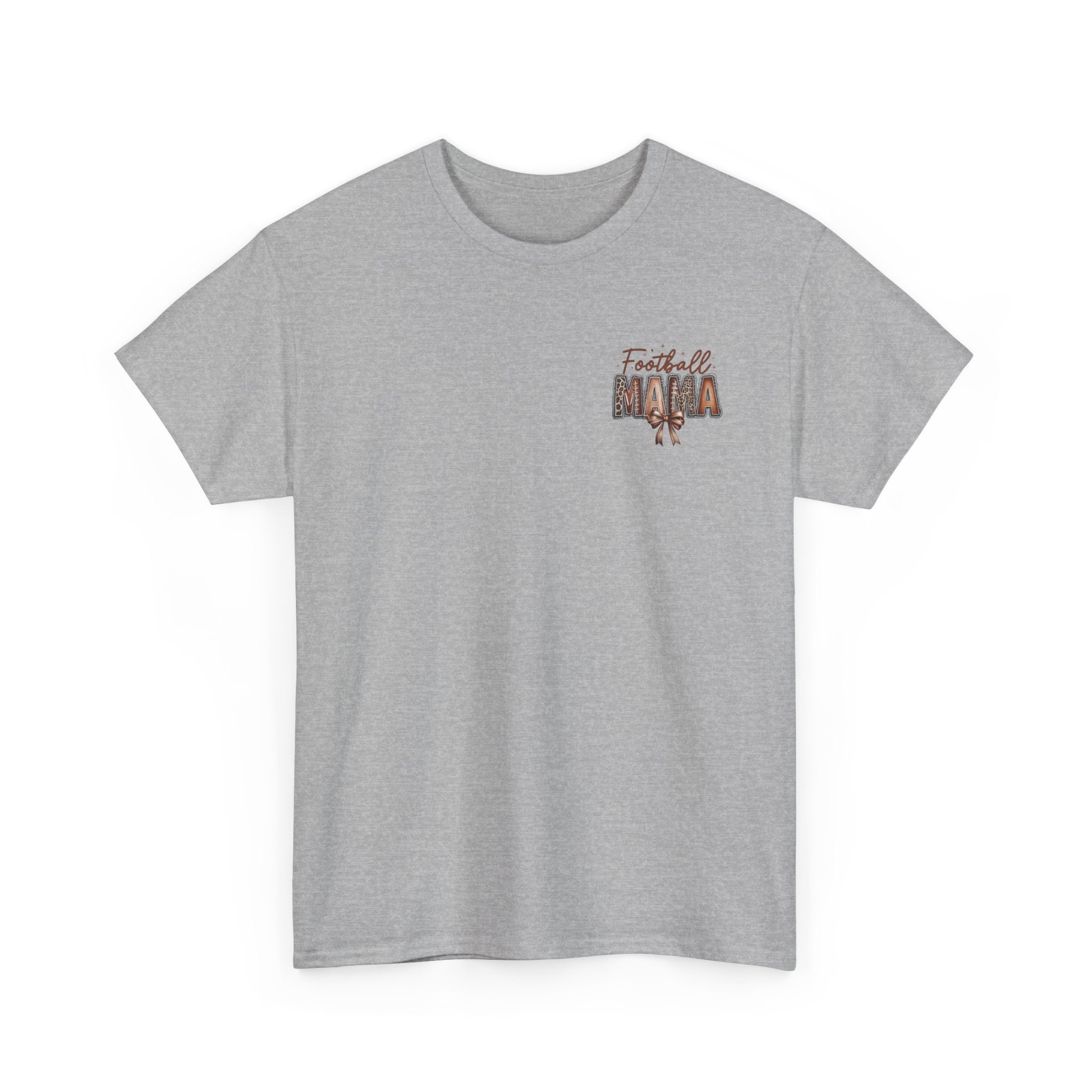Football Mama Unisex Heavy Cotton Tee, Perfect Gift for Sports Moms, Game Day Attire, Comfortable Casual Wear