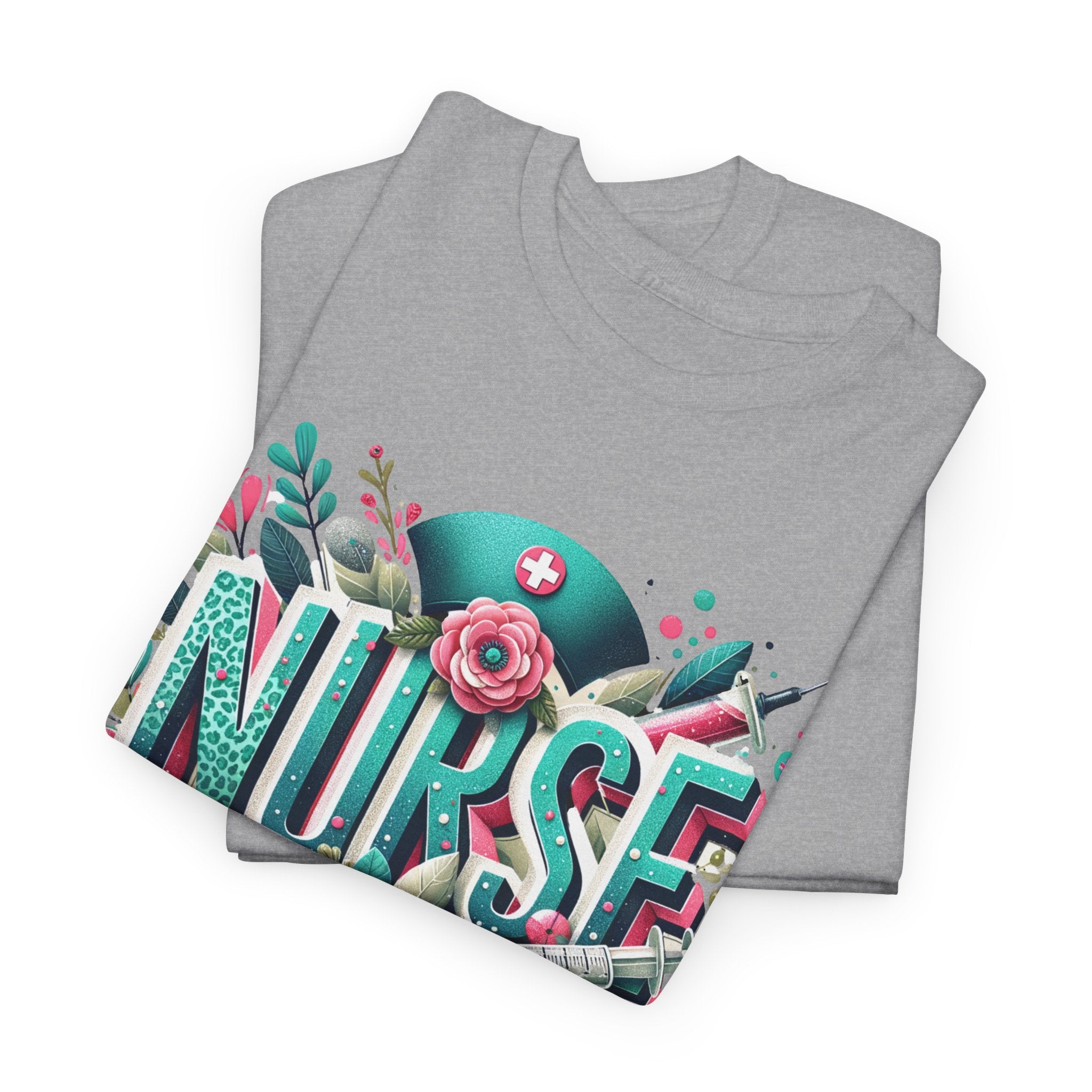 Nurse Graphic Tee, Perfect Gift for Nurses, Healthcare Apparel, Fun Medical T-Shirt, Nurse Appreciation Day, Cute Nurse Wear