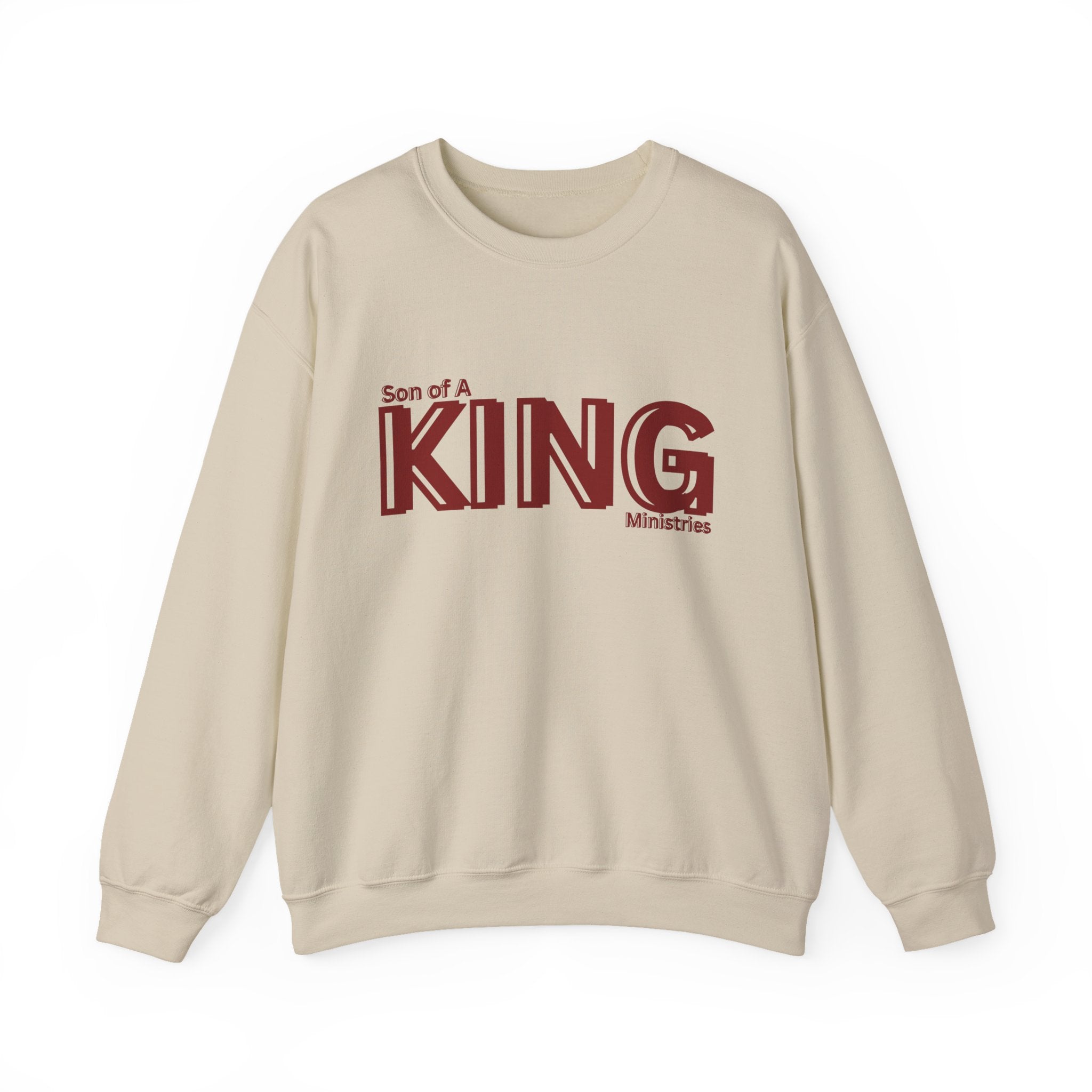 Son of a King Sweatshirt - Unisex Heavy Blend Crewneck, Faith Apparel, Christian Gift, Cozy Outfit, Inspirational Fashion