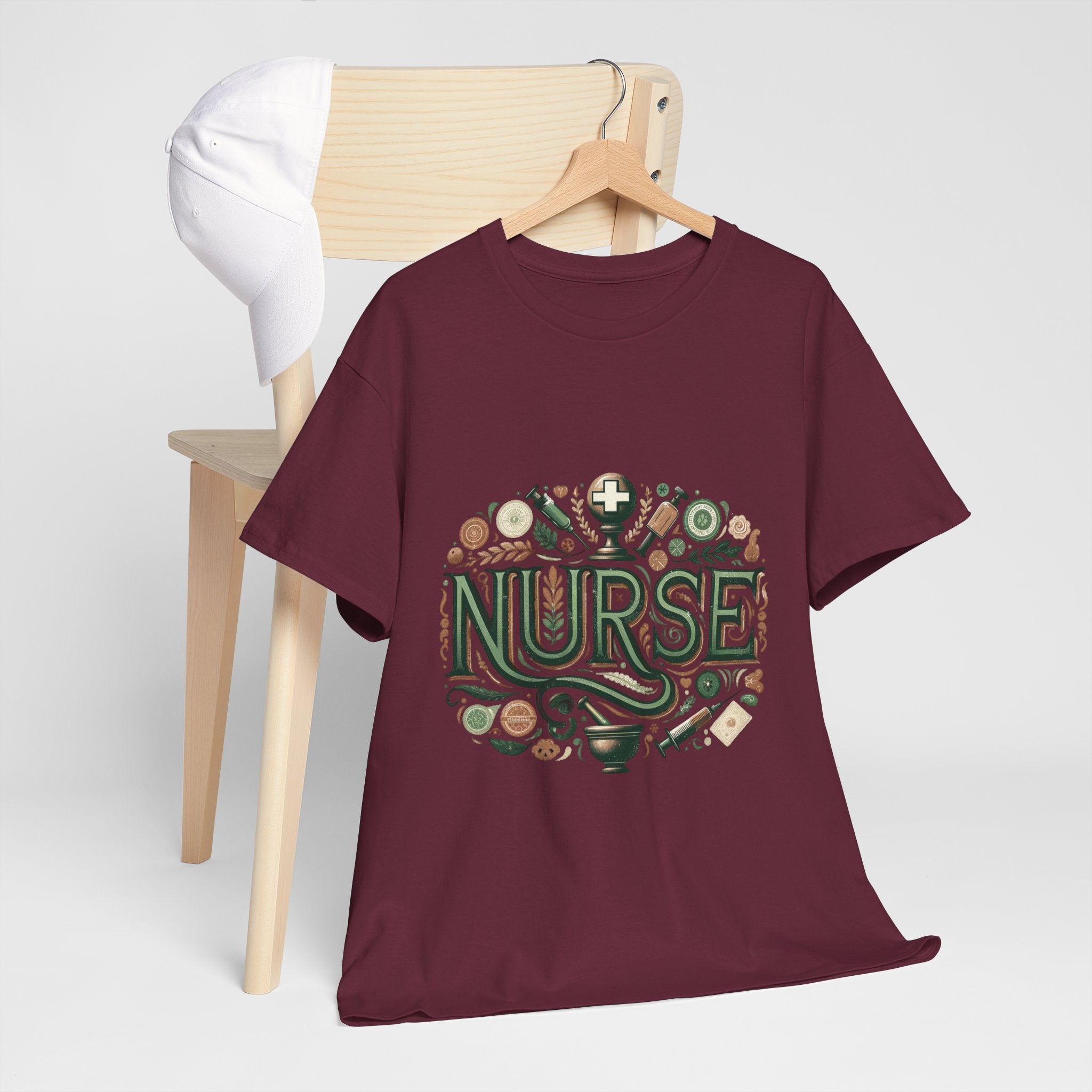 Nurse Appreciation Unisex Heavy Cotton Tee, Thinking of You Gift, Healthcare Worker Shirt, Casual Wear, Nursing Student Gift