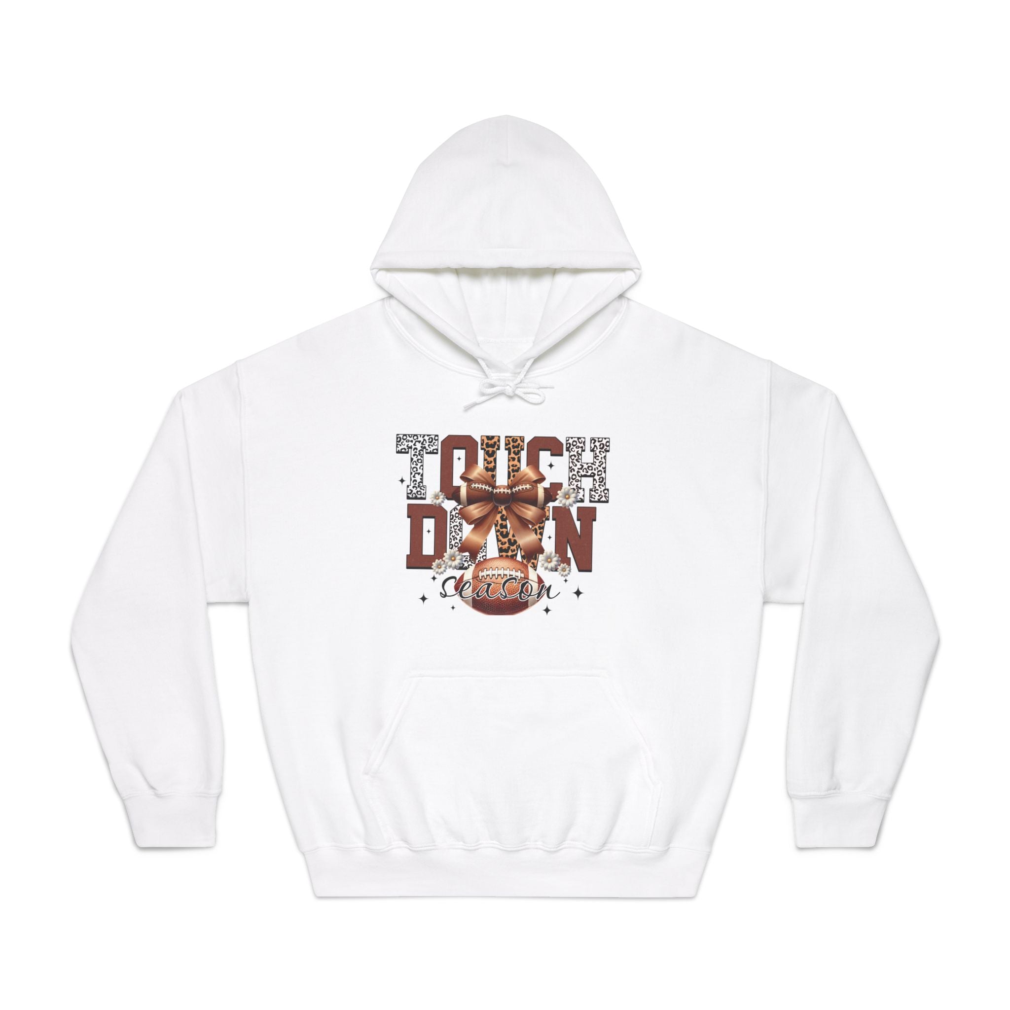 Touch Down Football Sweatshirt, Unisex Hoodie for Sports Fans, Perfect for Game Days, Casual Wear, Holiday Gifts