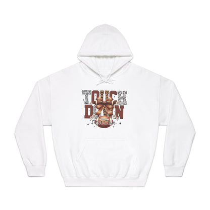 Touch Down Football Sweatshirt, Unisex Hoodie for Sports Fans, Perfect for Game Days, Casual Wear, Holiday Gifts
