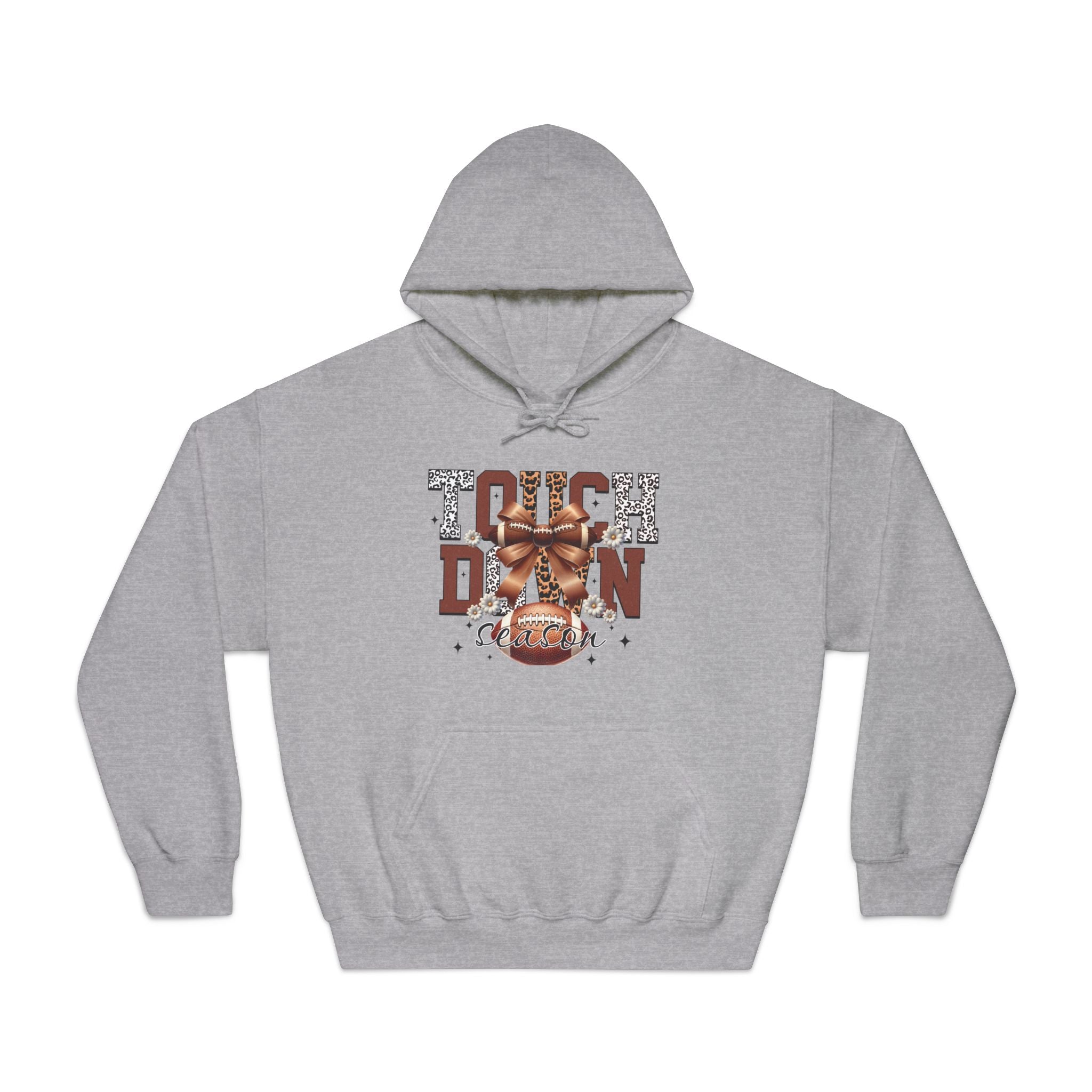 Touch Down Football Sweatshirt, Unisex Hoodie for Sports Fans, Perfect for Game Days, Casual Wear, Holiday Gifts
