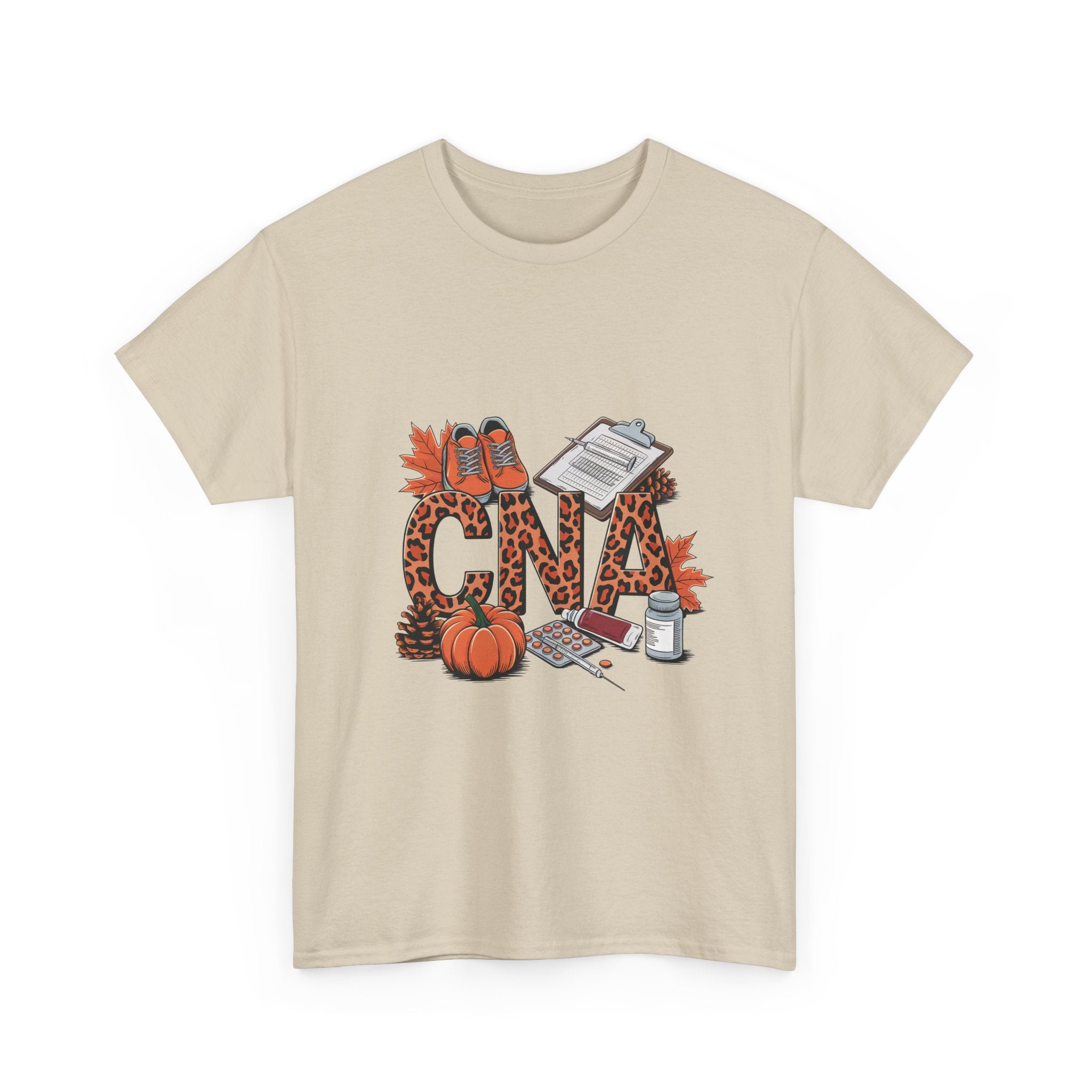 CNA Heavy Cotton Tee, Nursing Gift Tee, Unisex Healthcare Shirt, Medical Profession Apparel, Funny Nurse T-Shirt