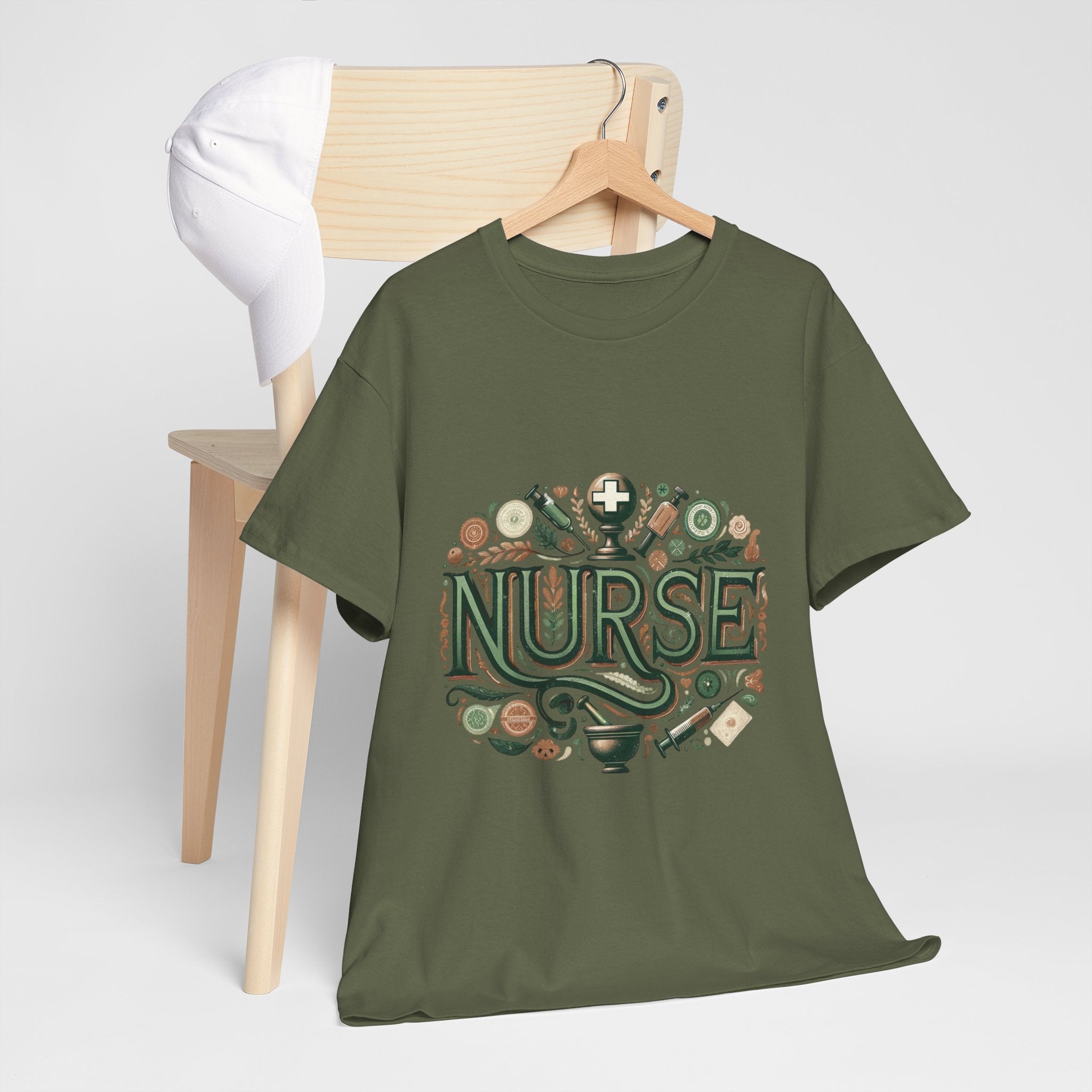 Nurse Appreciation Unisex Heavy Cotton Tee, Thinking of You Gift, Healthcare Worker Shirt, Casual Wear, Nursing Student Gift
