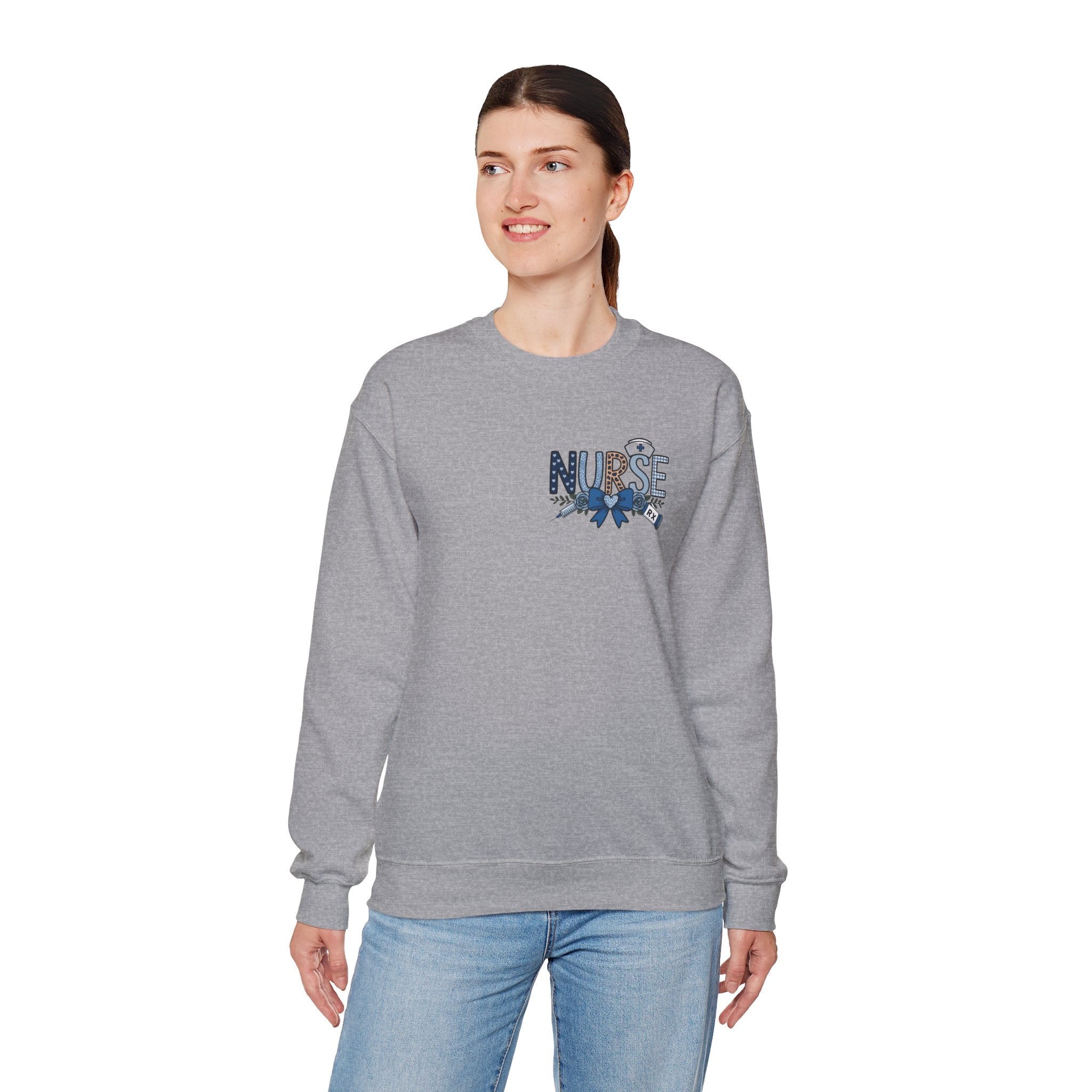Nurse Appreciation Crewneck Sweatshirt | Cozy Gift for Healthcare Workers, Perfect for Birthdays, Nurses Week, Holidays